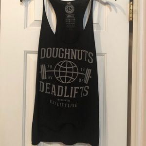 Doughnuts & Deadlifts racer back